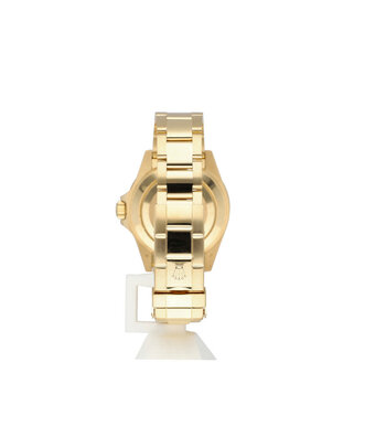 Rolex Submariner Date 40 gold blue / bluesy / jeans Oyster 1994 + papers | NEW ROLEX SERVICE