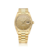 Rolex Day-Date 36 yellow gold pie-pan taupe / Havana President 28-serial - 1971 | ROLEX SERVICED
