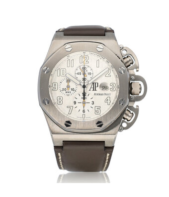 Audemars Piguet Royal Oak Offshore T3 Chrono 48 T3 Terminator / Schwarzenegger titanium 2004 B+P | AP SERV