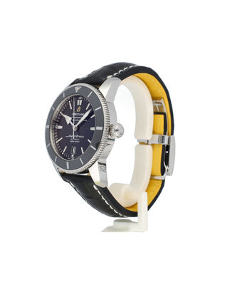 Breitling Superocean Heritage  46 steel black 2018 box + papers | NEW BREITLING SERVICE