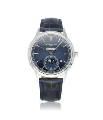 Patek Philippe Perpetual Calendar Chronograph 41 platinum blue 2022 B+P | VAT DEDUCTIBLE