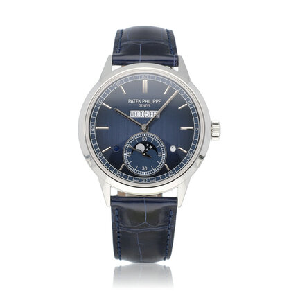Perpetual Calendar Chronograph 41 platinum blue 2022 B+P | VAT DEDUCTIBLE