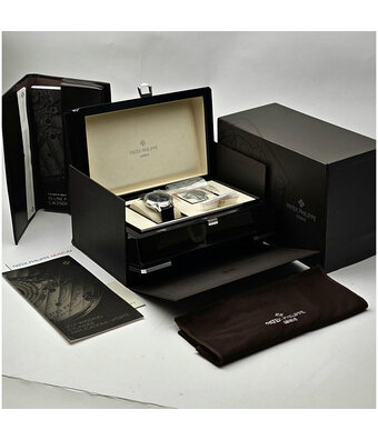 Patek Philippe Perpetual Calendar Chronograph 41 platinum blue 2022 B+P | VAT DEDUCTIBLE