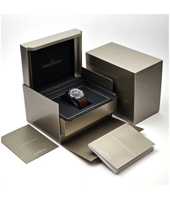 Jaeger-LeCoultre Polaris Chronograph Worldtime 44 titanium | ref. Q905T471 | 2018 B+P | NEW JLC SERVICE