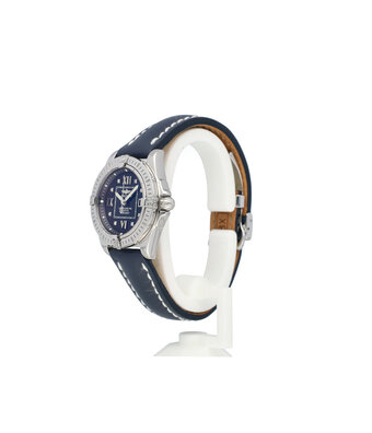 Breitling Galactic Cockpit Lady 32 steel black diamond + box | NEW BREITLING SERVICE