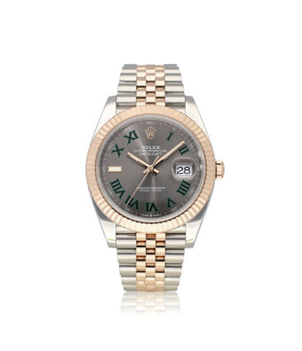 Rolex Datejust II 41 steel - gold Wimbledon grey roman Jubilee 2023 B+P | NEW ROLEX SERVICE