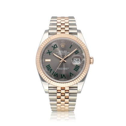 Datejust II 41 steel - gold Wimbledon grey roman Jubilee 2023 B+P | NEW ROLEX SERVICE