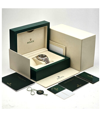 Rolex Datejust II 41 steel - gold Wimbledon grey roman Jubilee 2023 B+P | NEW ROLEX SERVICE