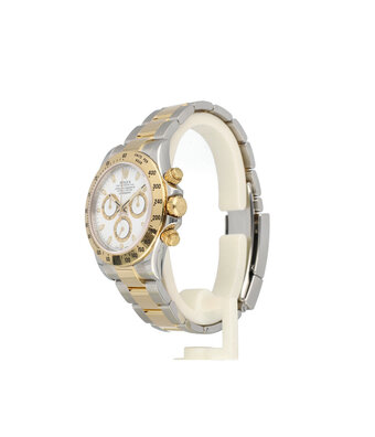 Rolex Daytona  40 steel yellow gold white 2013 B+P | NEW ROLEX SERVICE
