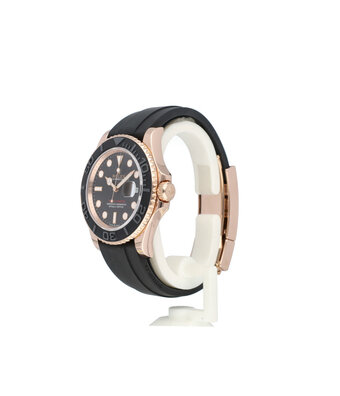 Rolex Yacht-master 40 rose gold ceramic rubber / Oysterflex 2023 B+P | NEW ROLEX SERVICE