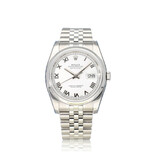 Rolex Datejust 36 steel white roman Jubilee 2010 | NEW ROLEX SERVICE