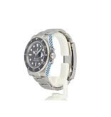 Rolex Submariner Date 40 steel black ceramic + box | NEW ROLEX SERVICE