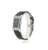 Jaeger-LeCoultre Reverso Small Seconds 46 steel green leather 2022 B+P | NEW JLC SERVICE