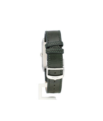 Jaeger-LeCoultre Reverso Small Seconds 46 steel green leather 2022 B+P | NEW JLC SERVICE