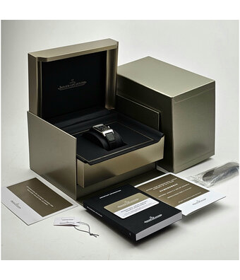 Jaeger-LeCoultre Reverso Small Seconds 46 steel green leather 2022 B+P | NEW JLC SERVICE