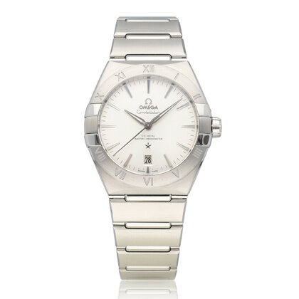 Constellation Co-Axial Master Chronometer 39 steel silver 2020 B+P | NEW OMEGA SERVICE