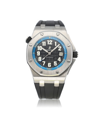 Audemars Piguet Royal Oak Offshore Scuba 42 steel blue rubber boutique limited edition - 2007