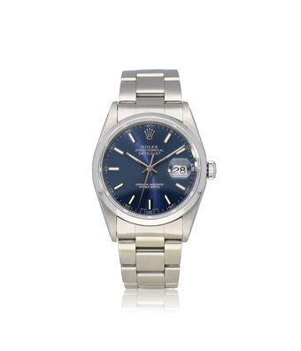 Rolex Datejust 36 steel blue Oyster A-serial 1999 | NEW ROLEX SERVICE