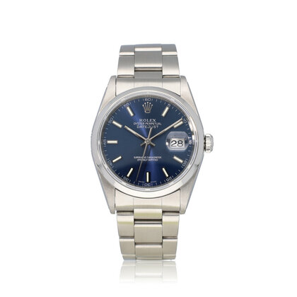 Datejust 36 steel blue Oyster A-serial 1999 | NEW ROLEX SERVICE