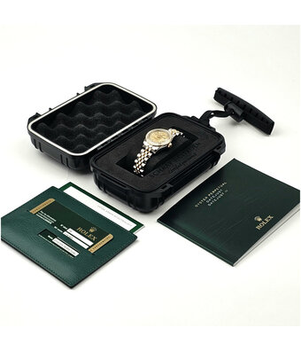 Rolex Lady-Datejust 26 steel - gold crystal factory diamond Jubilee 2014 + papers