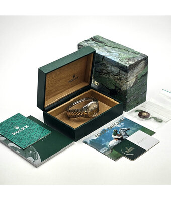 Rolex Datejust 36 steel - gold Pied de Poule - Houndstooth diamond 1979 + box | NEW ROLEX SERVIC