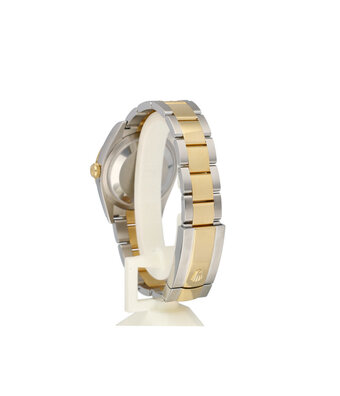 Rolex Datejust 36 steel - yellow gold fluted champagne Oyster 2019 B+P | NEW ROLEX SERVICE