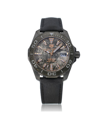 TAG Heuer Aquaracer 300M 41 titanium - carbon - bronze boutique edition + box