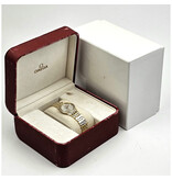 Omega De Ville Prestige  yellow gold factory diamond + box