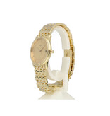 Omega De Ville Prestige  yellow gold champagne 1999 box + papers