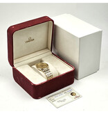 Omega De Ville Prestige 34,4 yellow gold champagne 1999 box + papers