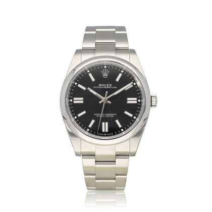 Oyster Perpetual 41 steel black domed Oyster 2024 + papers