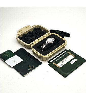 Rolex Lady-Datejust 26 steel - white gold diamond Jubilee 2007 + papers | NEW ROLEX SERVICE