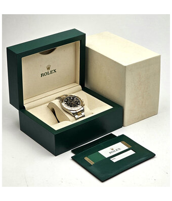 Rolex Daytona  40 steel - yellow gold black diamond 2017 box + papers