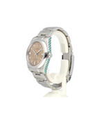 Rolex Oyster Perpetual 36 steel white grape - peach 2014 B+P | NEW ROLEX SERVICE
