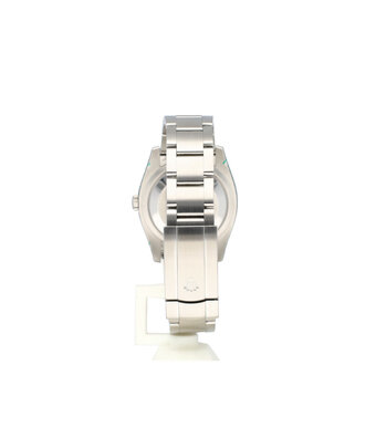 Rolex Oyster Perpetual 36 steel white grape - peach 2014 B+P | NEW ROLEX SERVICE