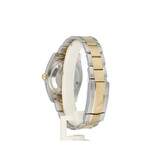 Rolex Datejust 36 steel - gold Oyster black 2005 box + papers