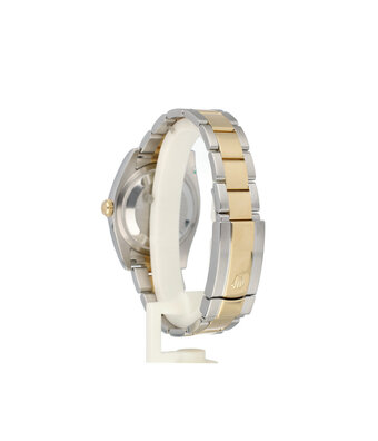 Rolex Datejust 36 steel - gold Oyster black 2005 box + papers