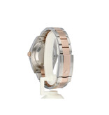 Rolex Datejust 41 steel - rose gold Oyster choco - brown 2019 box + papers