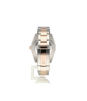 Rolex Datejust 41 steel - rose gold Oyster choco - brown 2019 box + papers