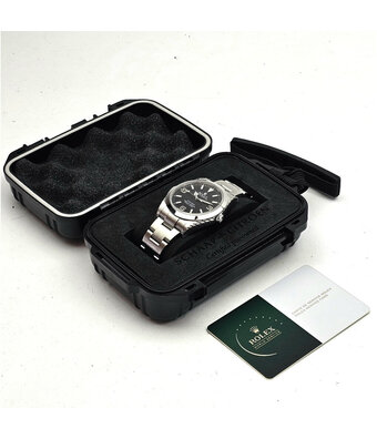 Rolex Explorer  36 steel black domed Oyster | NEW ROLEX SERVICE