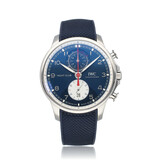 IWC Portugieser Chronograph Yacht Club Orlebar Brown 45 blue 2021 box + papers