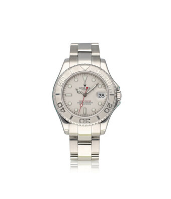 Rolex Yacht-master 35 steel - platinum red medium A-serial 1999 | NEW ROLEX SERVICE