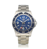 Breitling Superocean Automatic 44 steel blue 2019 B+P | NEW BREITLING SERVICE