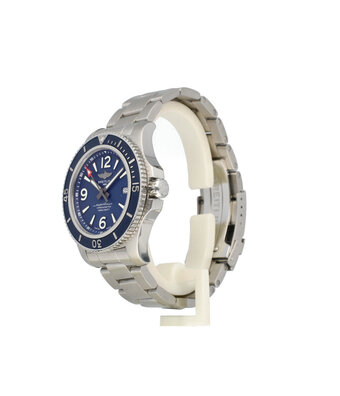 Breitling Superocean Automatic 44 steel blue 2019 B+P | NEW BREITLING SERVICE