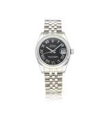 Rolex Datejust 31 steel black Oyster 2012 + papers