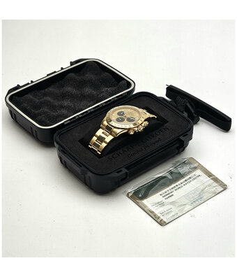 Rolex Daytona  40 chrono yellow gold - Paul Newman - Z-serial - 2007 + papers