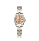 Rolex Lady-Datejust 26 steel salmon / pink 2004 B+P | NEW ROLEX SERVICE