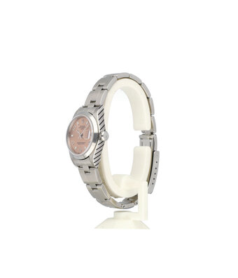 Rolex Lady-Datejust 26 steel salmon / pink 2004 B+P | NEW ROLEX SERVICE