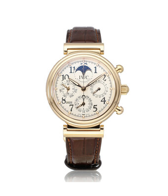 IWC Da Vinci Perpetual Chronograph 41 rose gold alligator + box | NEW IWC SERVICE