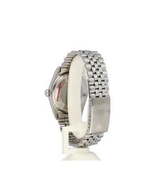 Rolex Datejust 36 steel - white gold silver pie pan / wide boy Jubilee 1969 + box